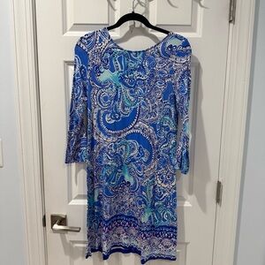 Lilly Pulitzer Vibrant Blue and Pink Dress